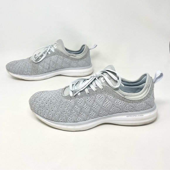 APL: Athletic Propulsion Labs Grey Techloom Phantom Running Sneakers Size 12 - Picture 4 of 9